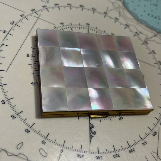 Vintage Mother of Pearl Compact