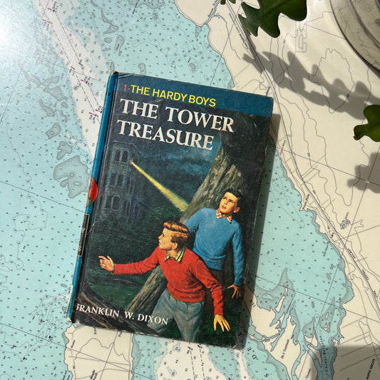 Vintage 1959 Hardy Boys The Tower Treasure Hardcover Book