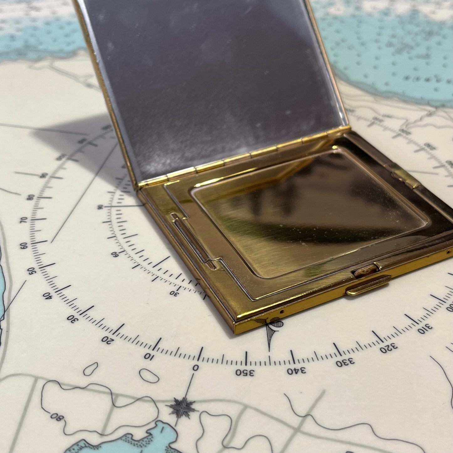 Vintage Mother of Pearl Compact