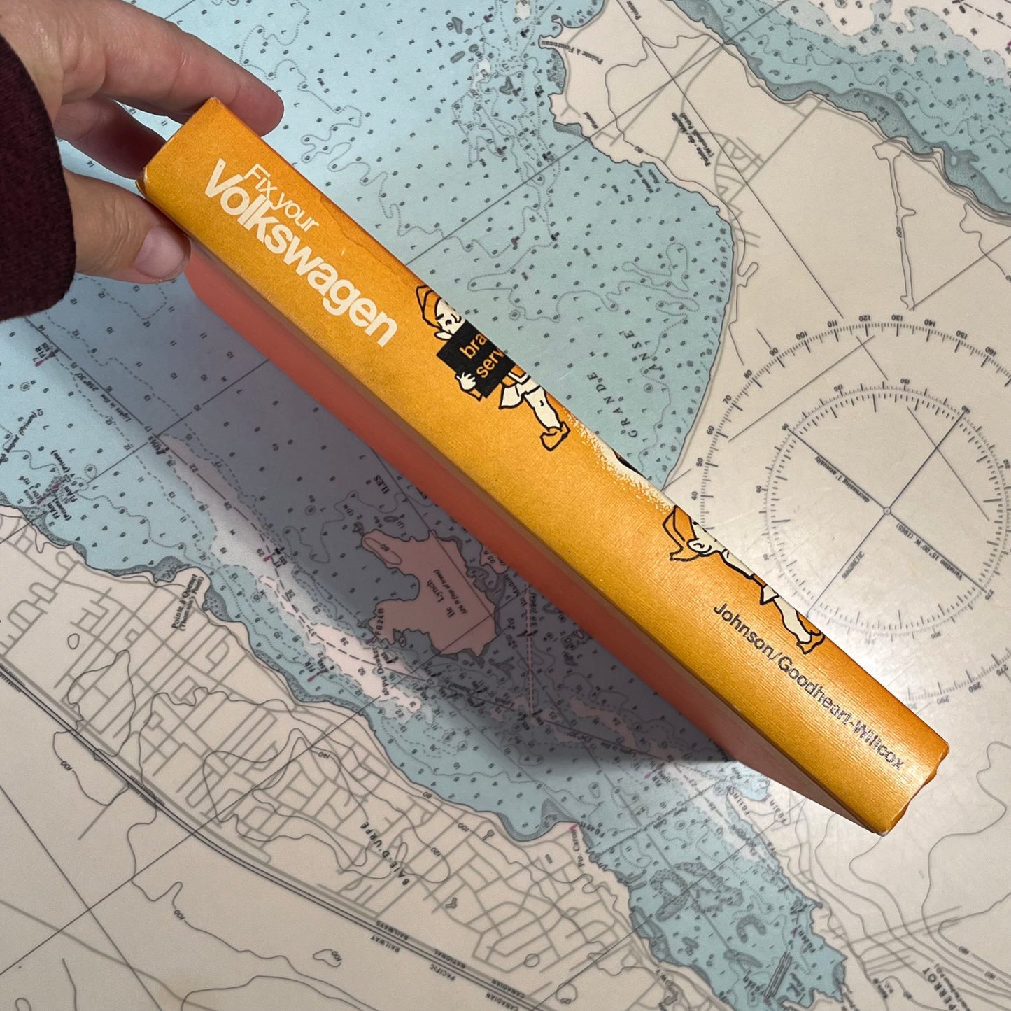 Vintage 1978 Fix Your Volkswagen by Larry Johnson Hardcover Book