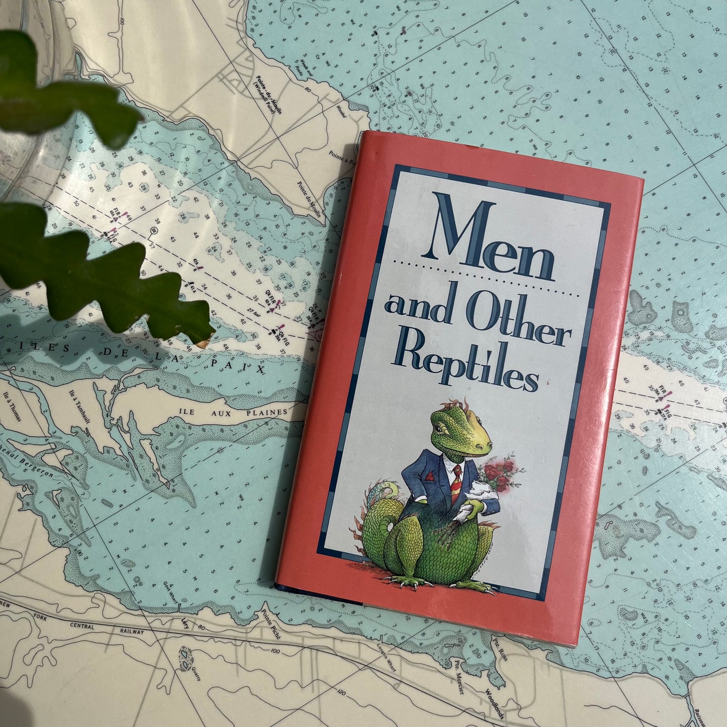 Vintage 1993 Men and Other Reptiles Hardcover Humour Book