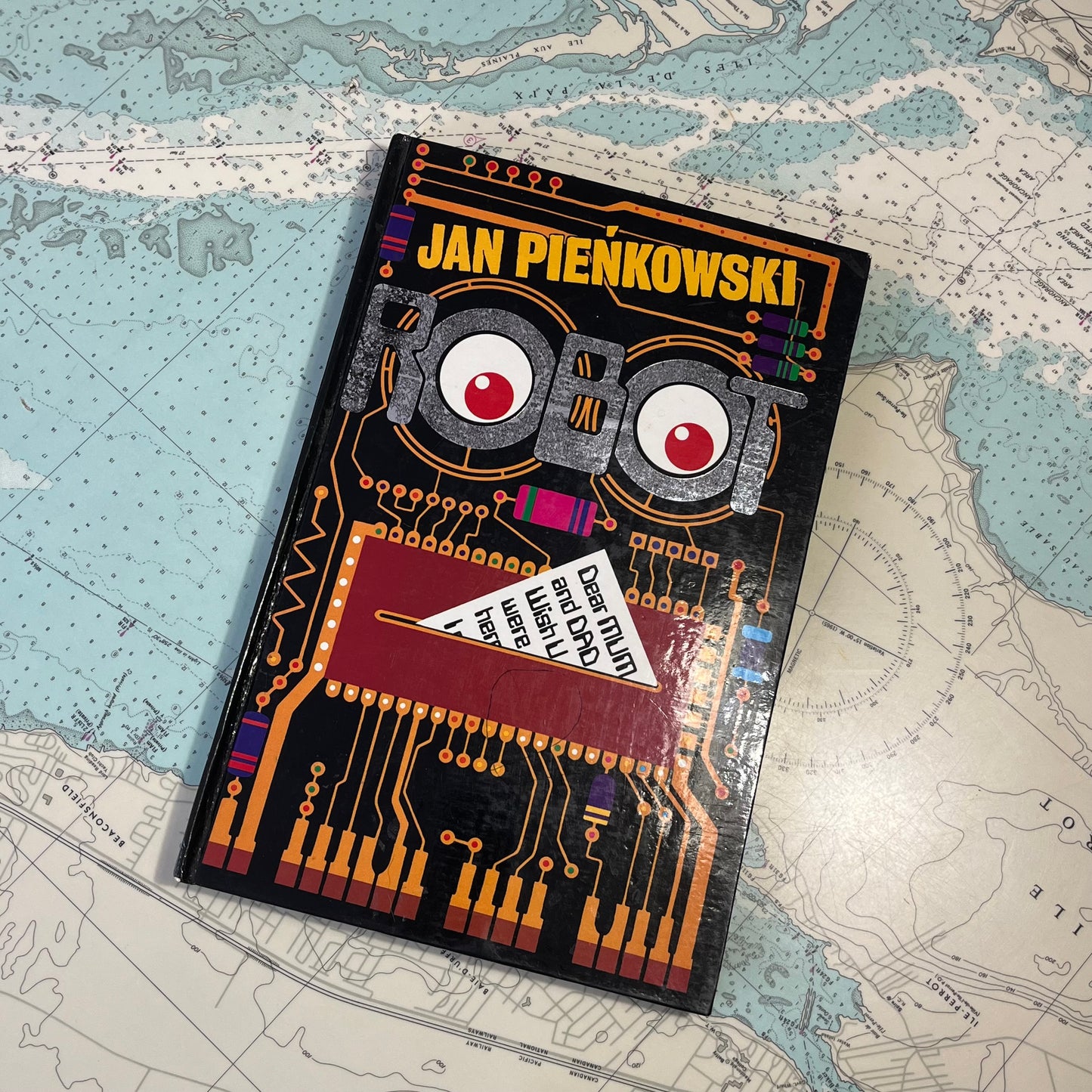 Vintage 1981 Jan Pienkowski Robot Pop Up Book