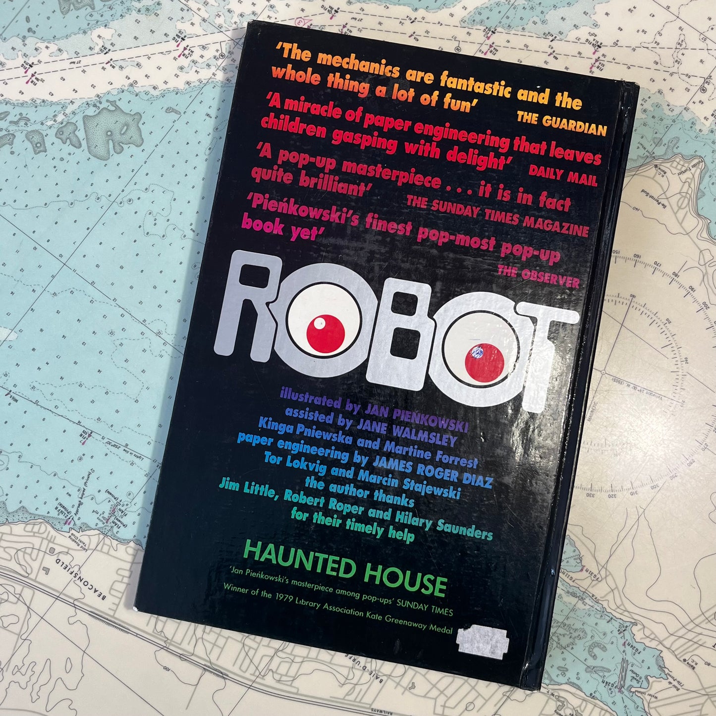 Vintage 1981 Jan Pienkowski Robot Pop Up Book