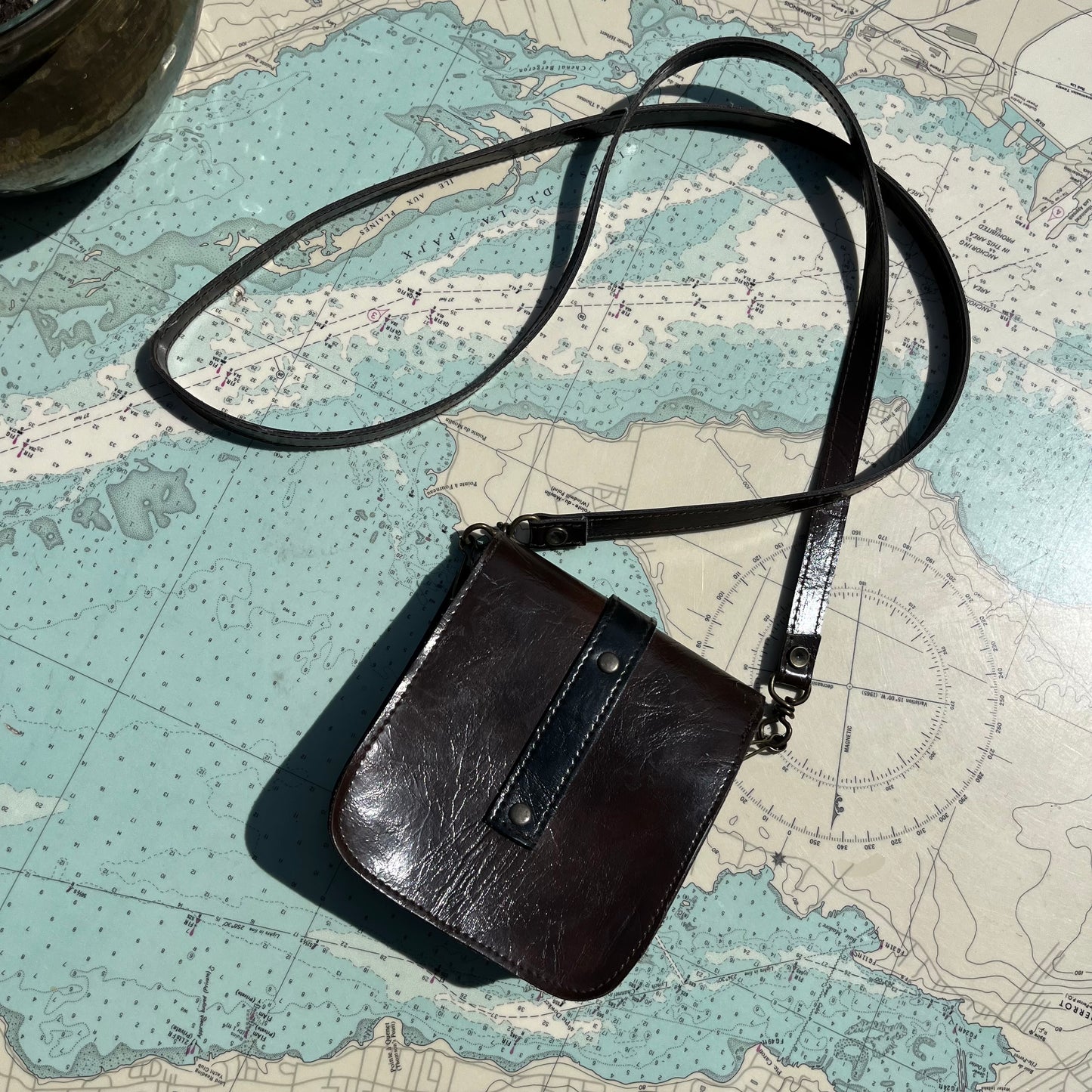 Vintage Mini Leather Bag Made in Italy