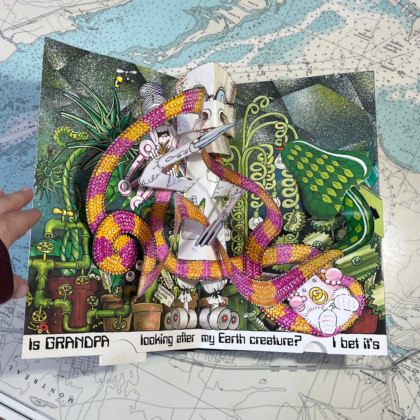 Vintage 1981 Jan Pienkowski Robot Pop Up Book