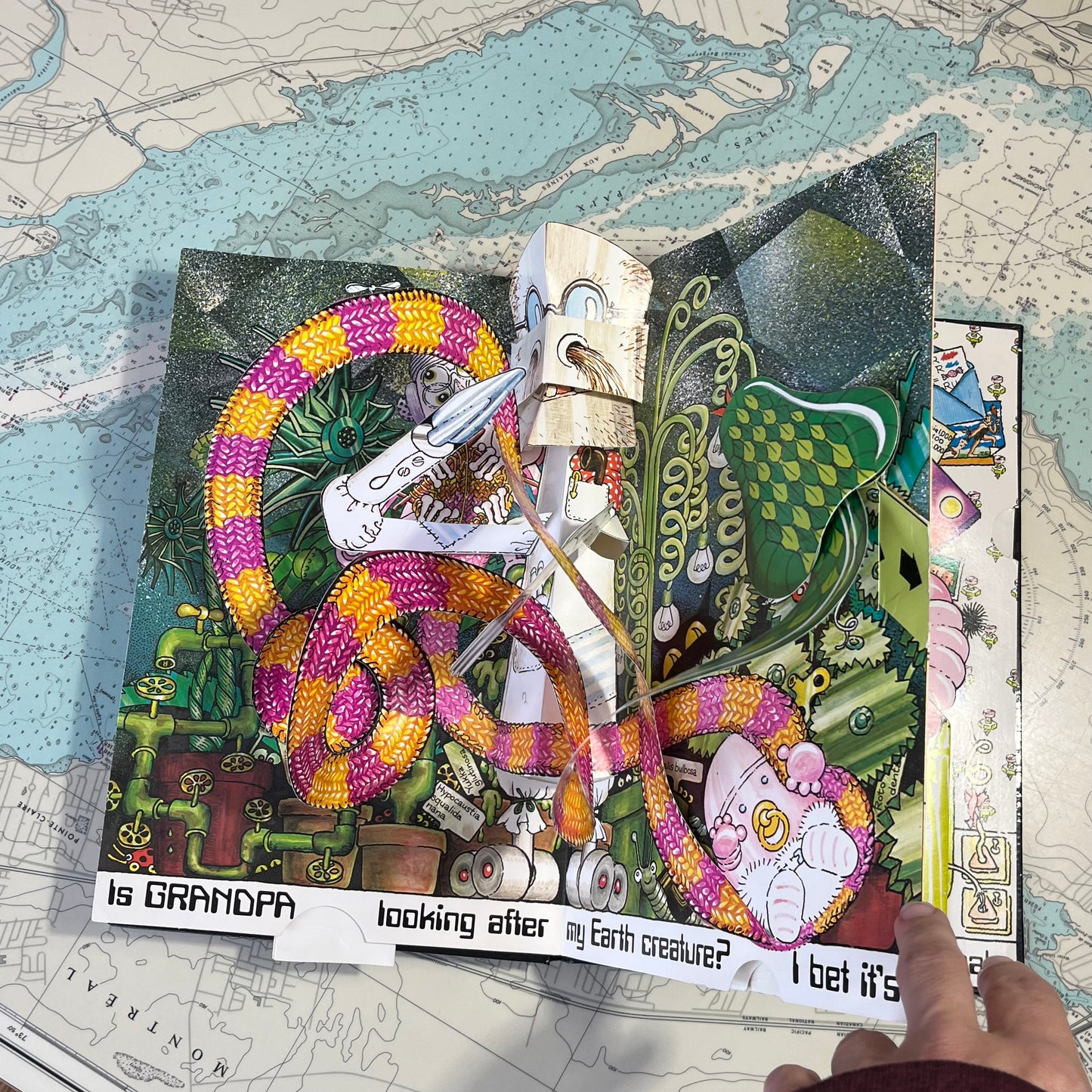 Vintage 1981 Jan Pienkowski Robot Pop Up Book