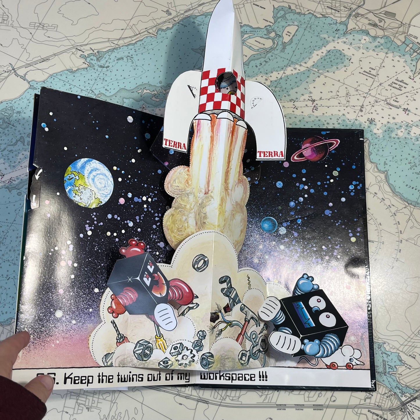 Vintage 1981 Jan Pienkowski Robot Pop Up Book