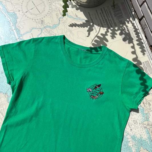 Vintage 90s Friends of the Sanctuary Embroidered Tee Shirt