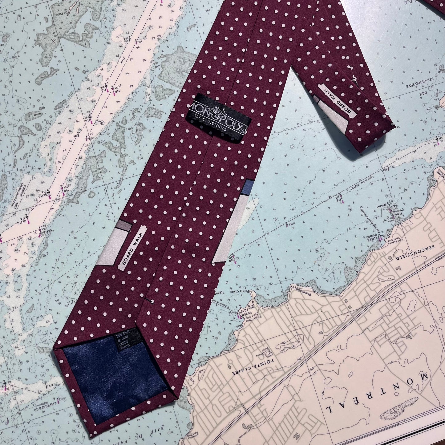 Vintage Monopoly Graphic Game Tie