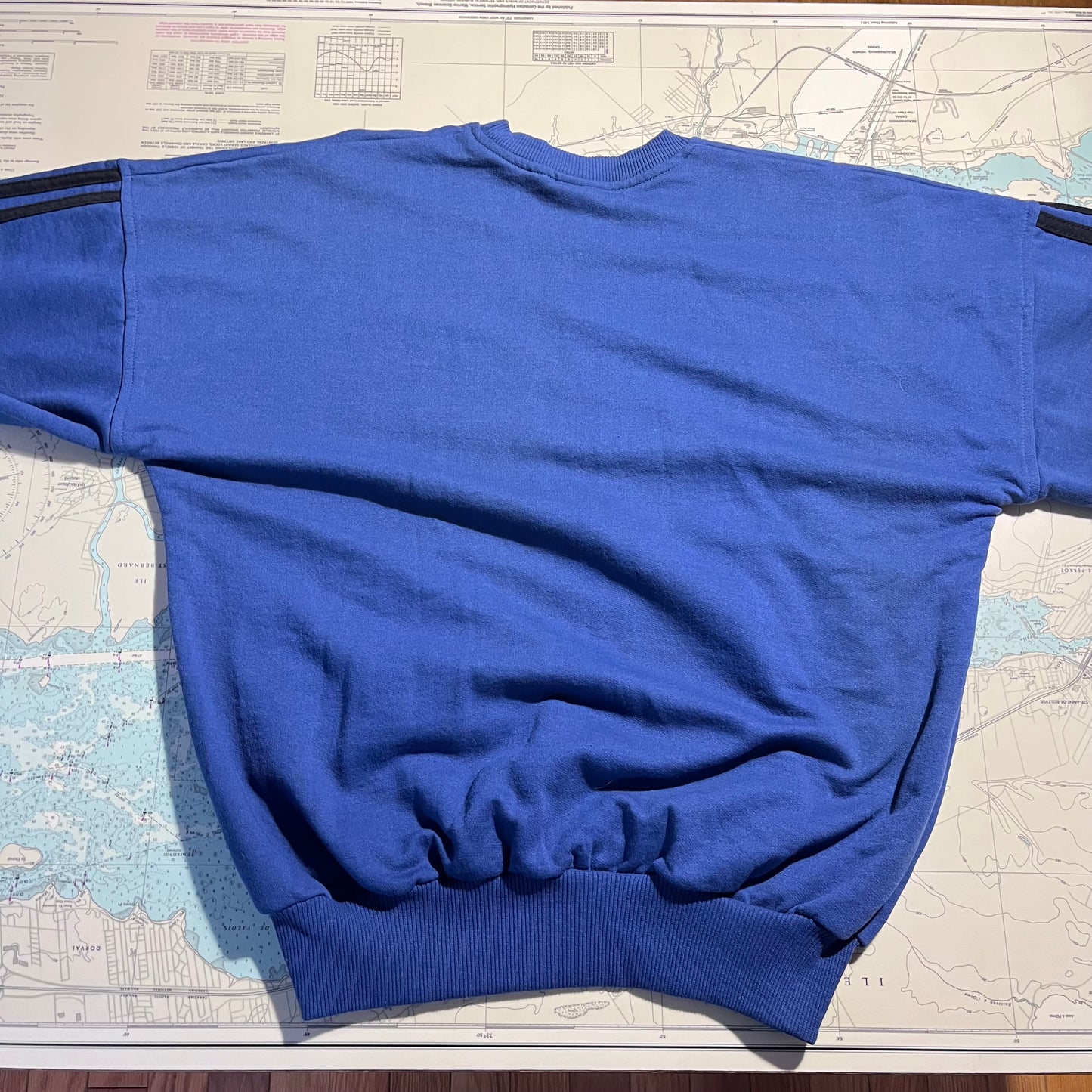 Vintage Adidas Blue Crewneck Sweatshirt