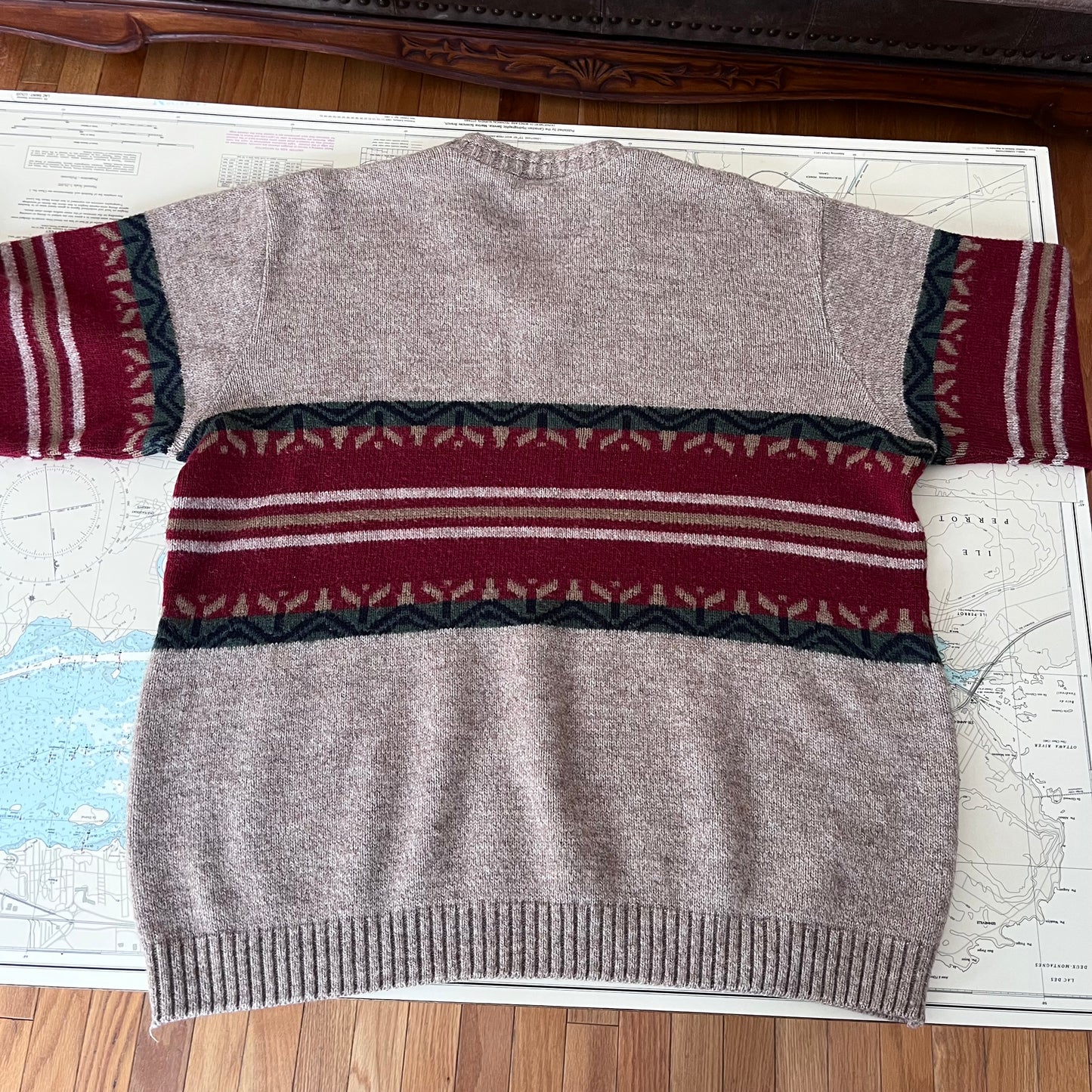 Vintage 90s Cherokee Chest Stripe Sweater