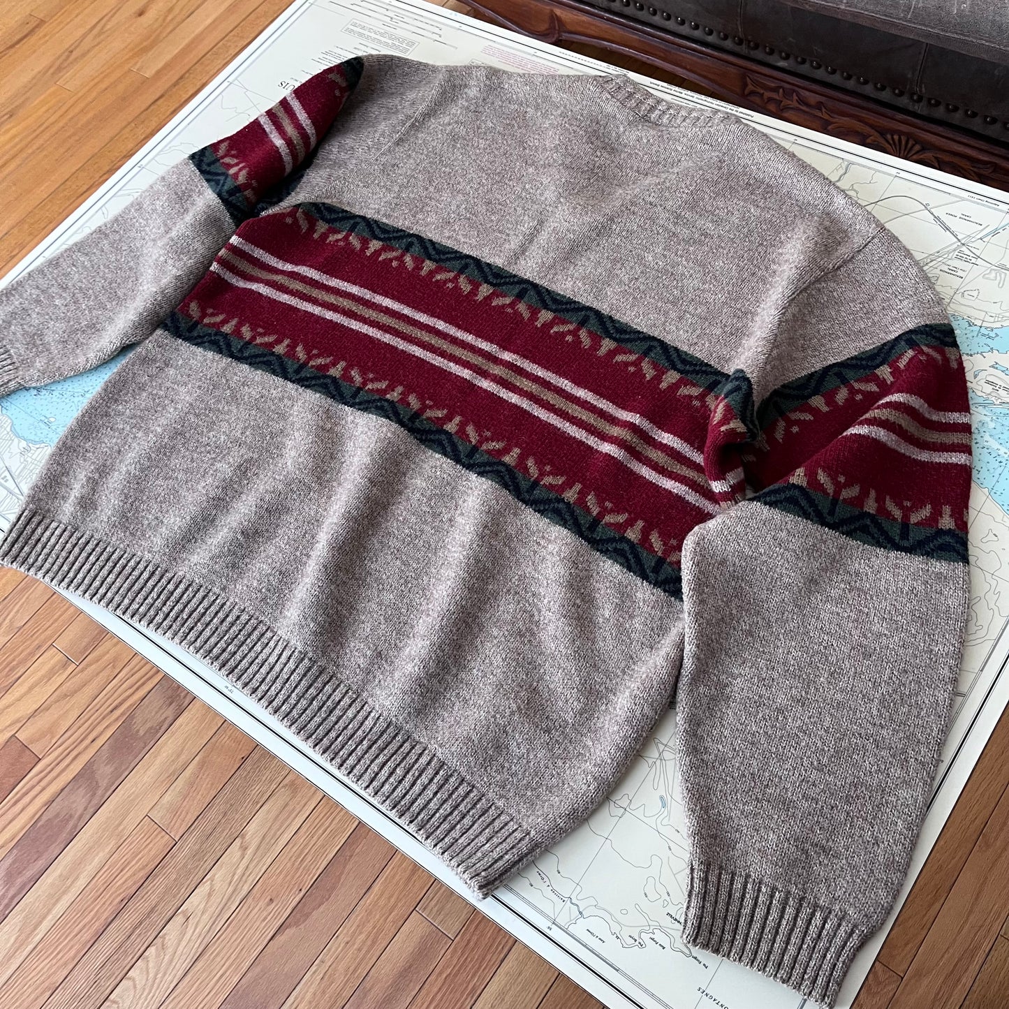 Vintage 90s Cherokee Chest Stripe Sweater