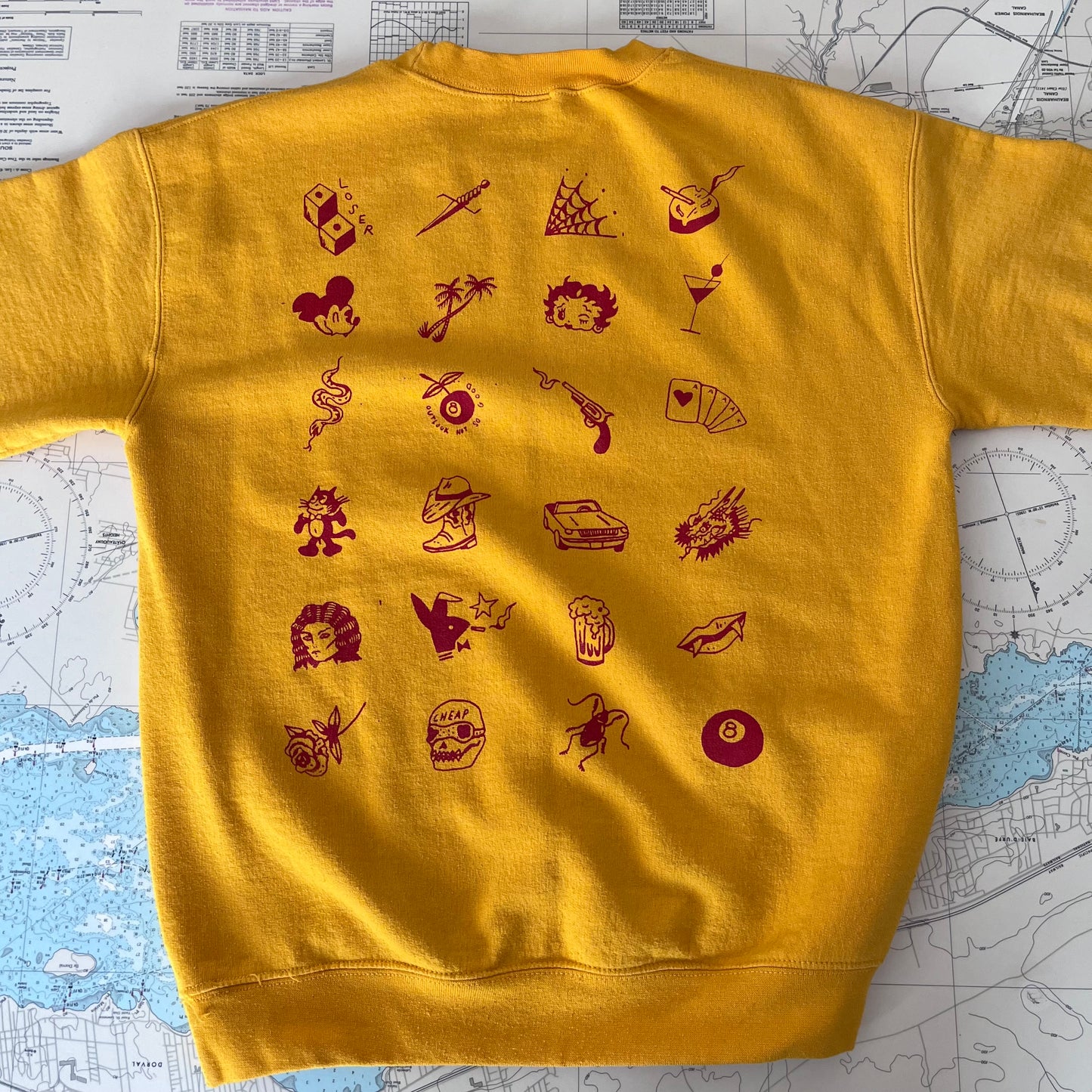 One Trick Phoney Screenprint Graphic Sweatshirt