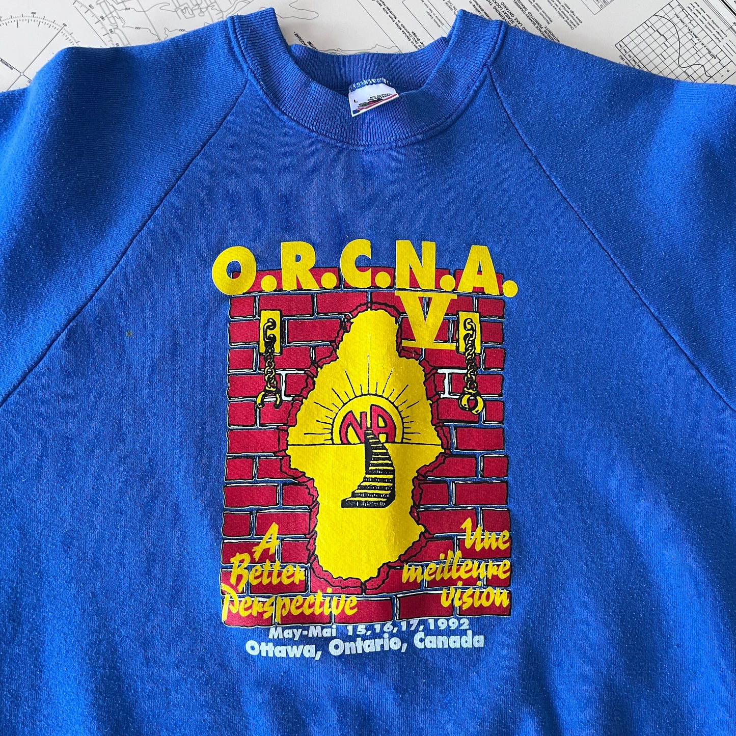 Vintage 1992 O.R.C.N.A. Ottawa Graphic Sweatshirt
