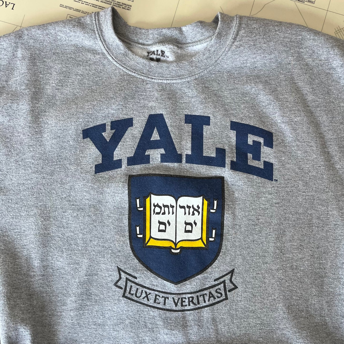 Vintage Yale Graphic Crewneck Sweatshirt