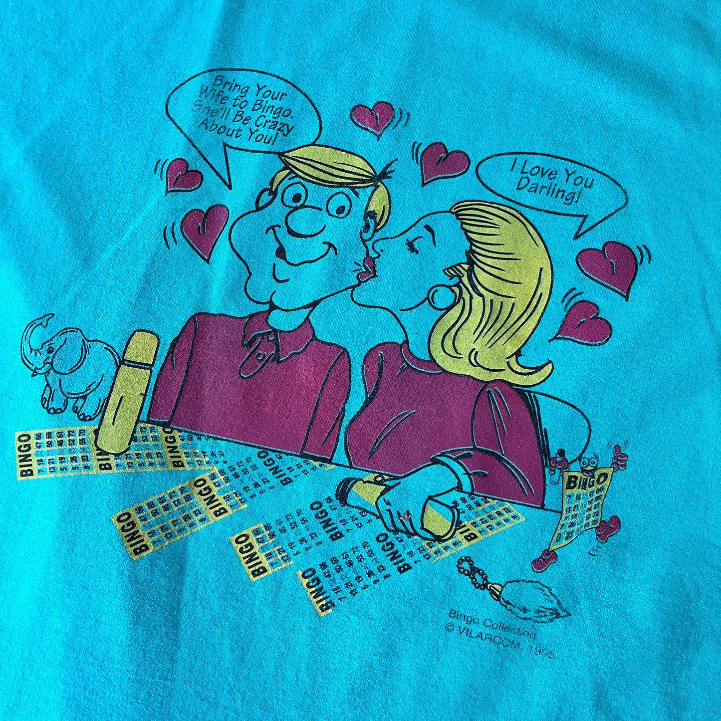 Vintage 90s Bingo Single Stitch Graphic Tee