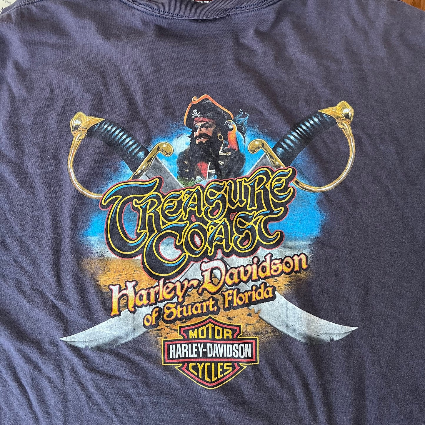 Vintage Harley Davidson Stuart Florida Dogs Understand Graphic Tee