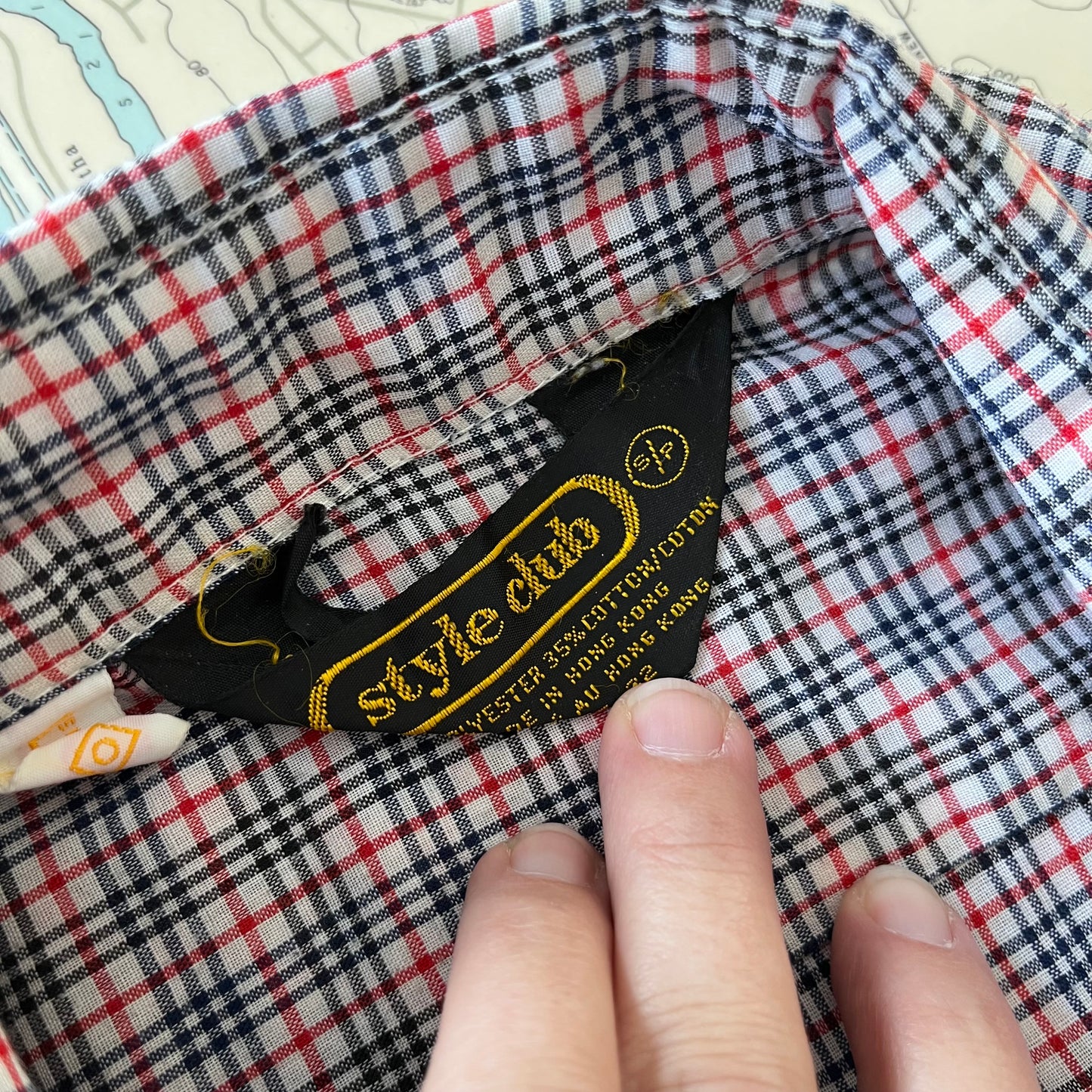 Vintage 70s Style Club Western Button Up Shirt