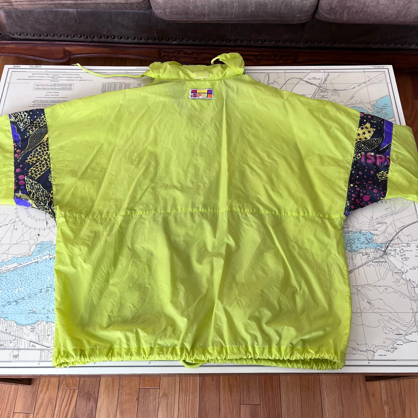 Vintage Neon ISPO Spring Windbreaker / Rain Jacket