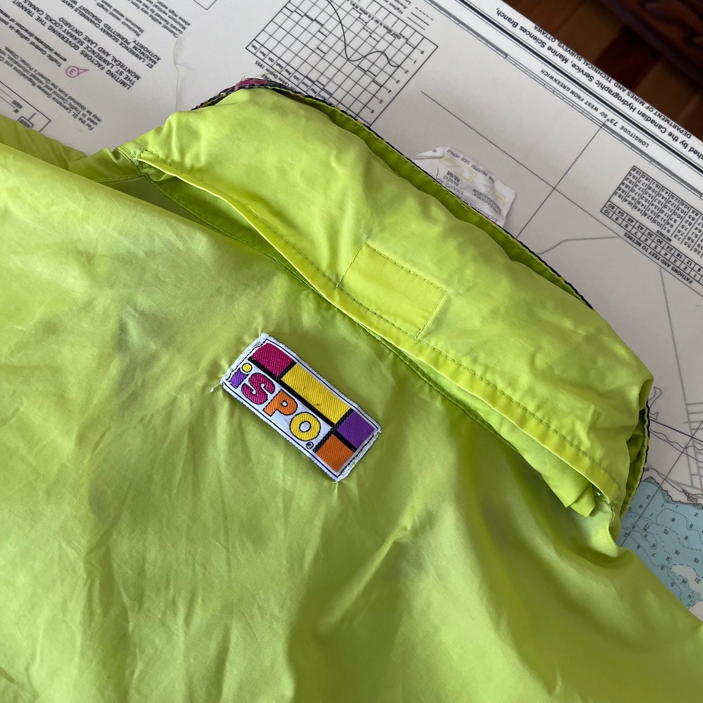 Vintage Neon ISPO Spring Windbreaker / Rain Jacket