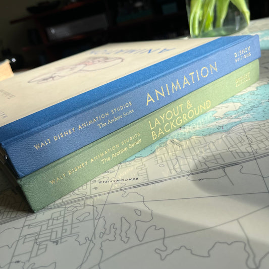 2011 Walt Disney Archive Series Animation and Layout & Background Books