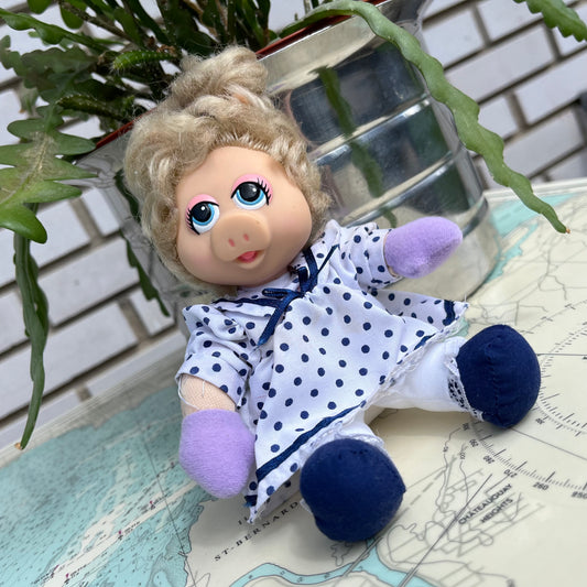 Vintage 1990 Baby Miss Piggy Doll
