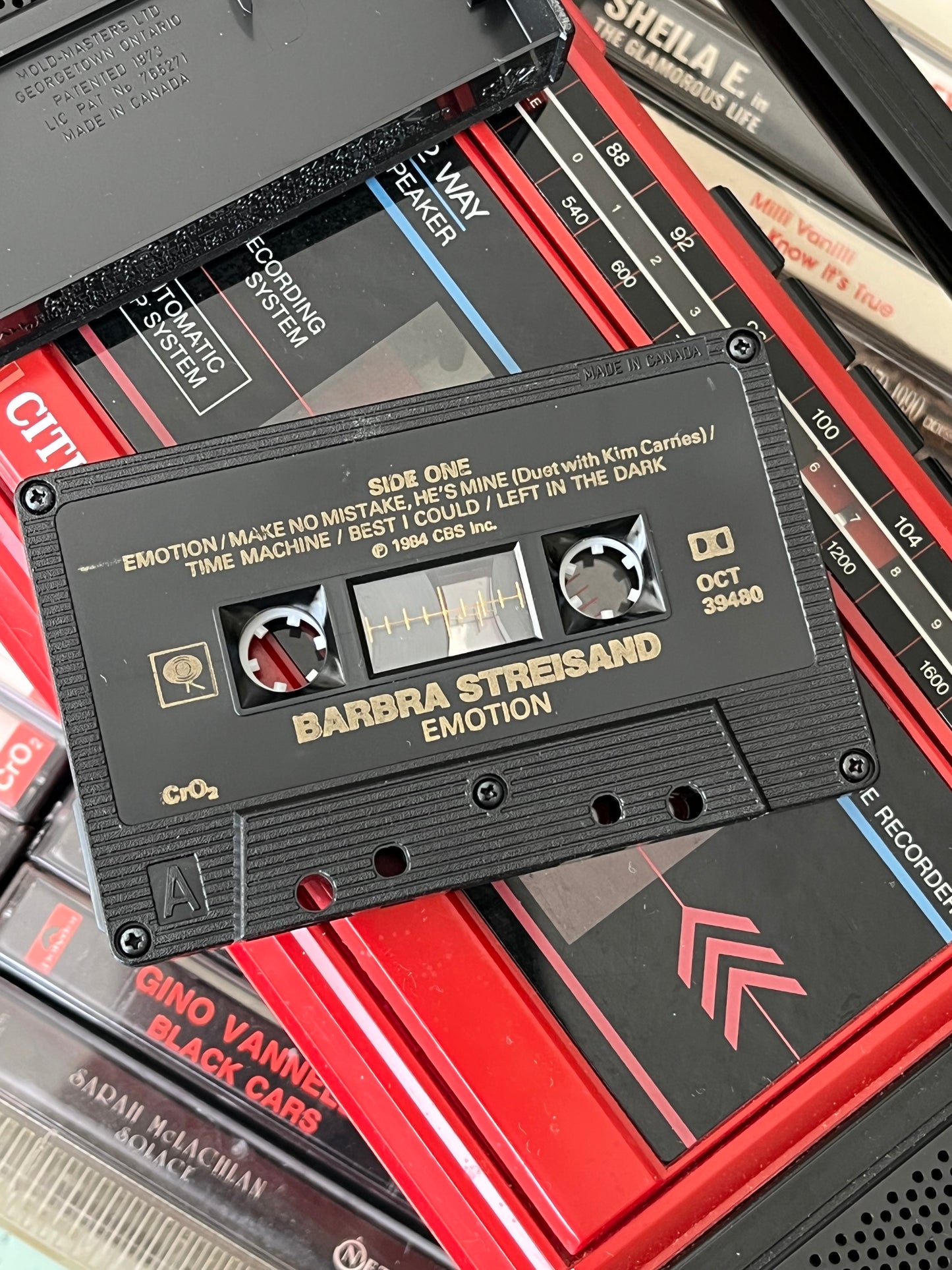 Vintage 1984 Barbra Streisand Emotion Cassette Tape