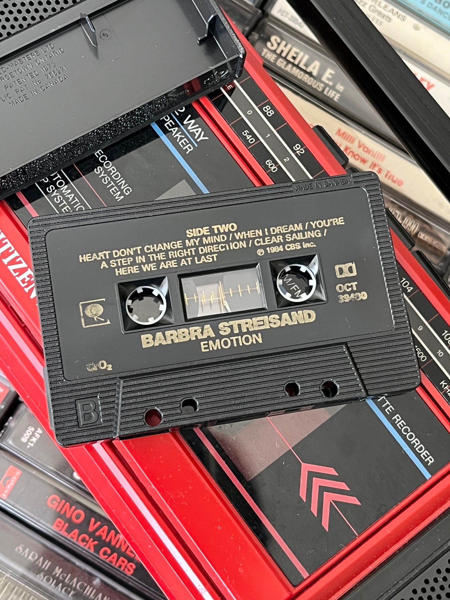 Vintage 1984 Barbra Streisand Emotion Cassette Tape