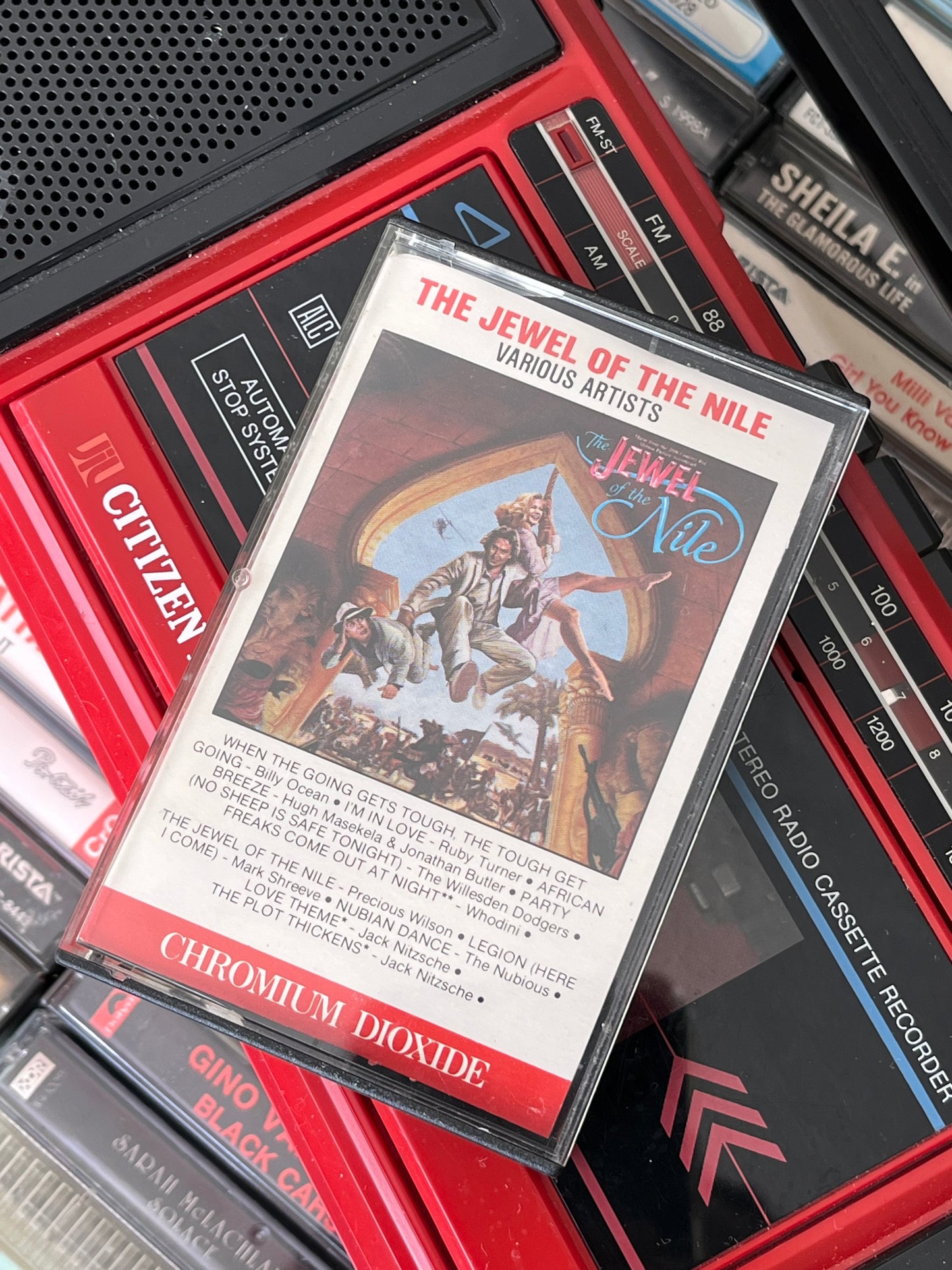 Vintage 1985 The Jewel of the Nile Soundtrack Cassette Tape
