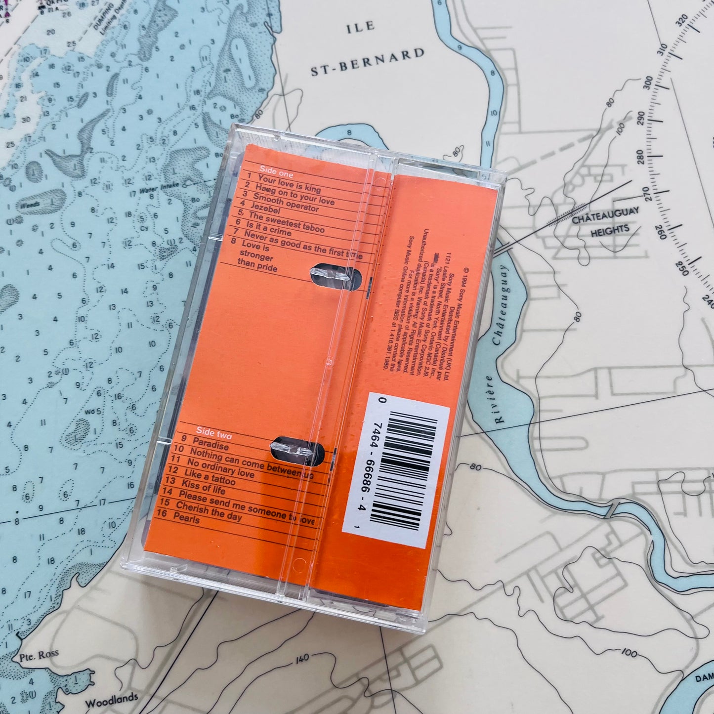 Vintage 1994 Sade The Best of Sade Cassette Tape