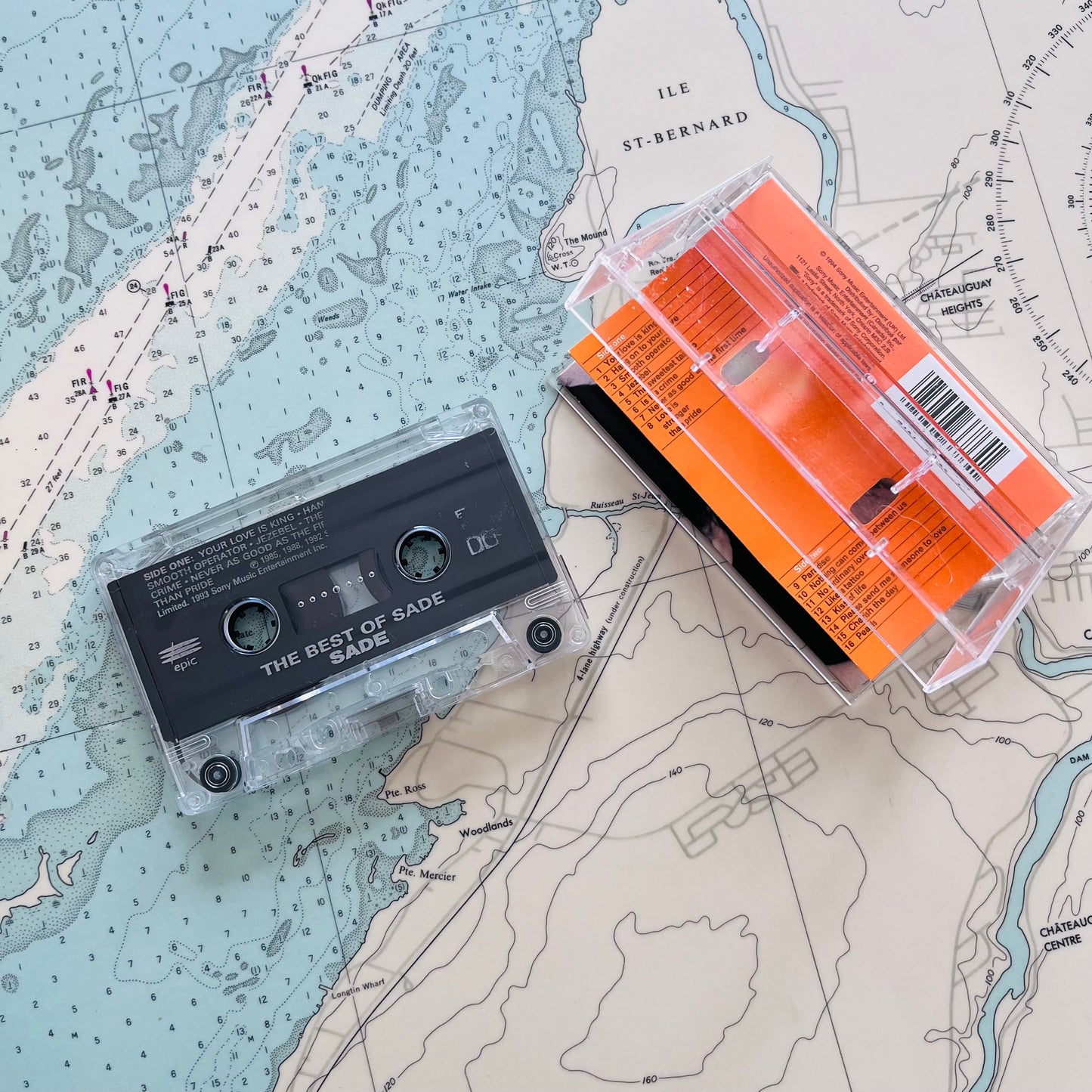 Vintage 1994 Sade The Best of Sade Cassette Tape