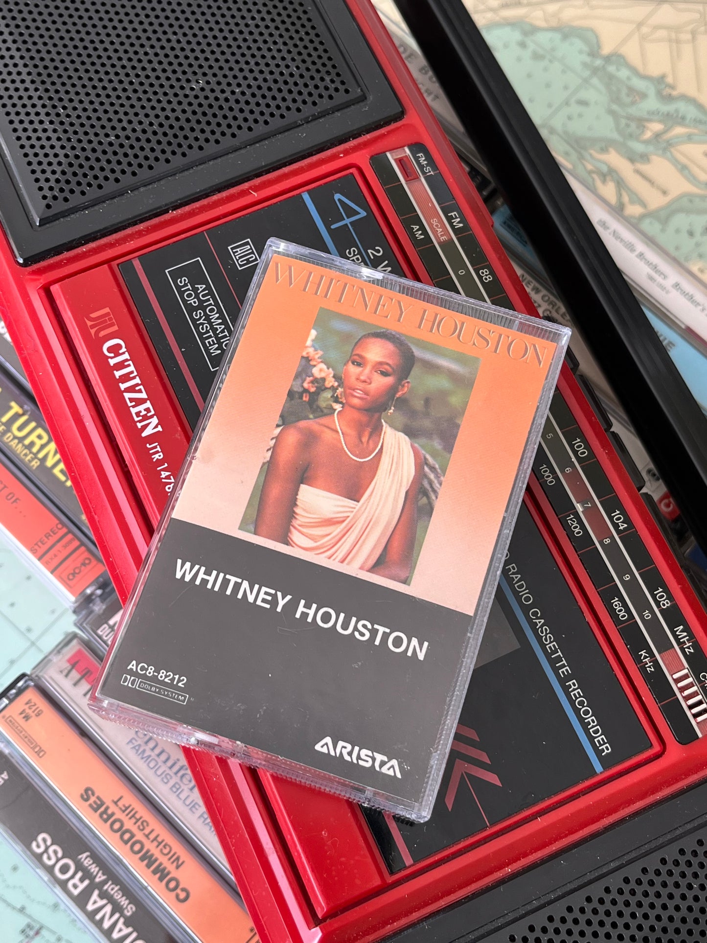 Vintage 1985 Whitney Houston Cassette Tape