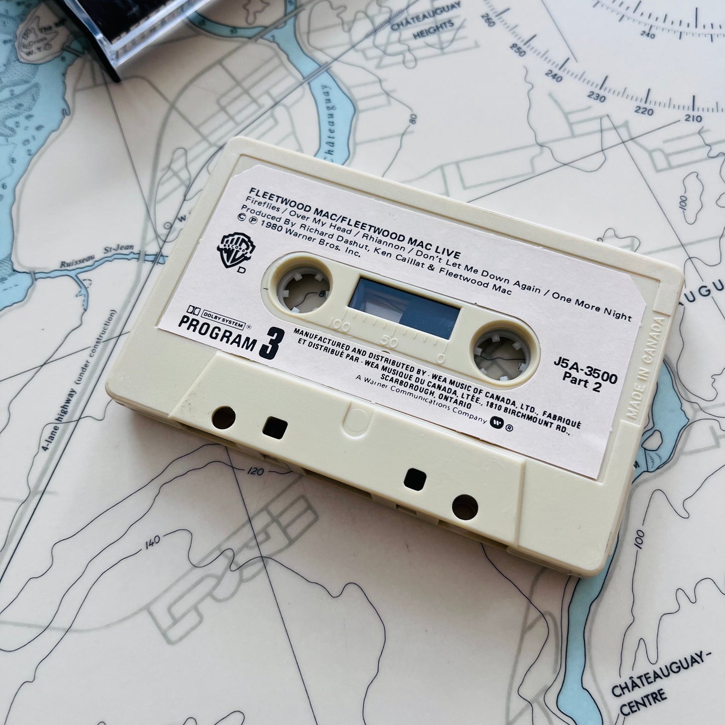 Vintage 1980 Fleetwood Mac Live Cassette Tape