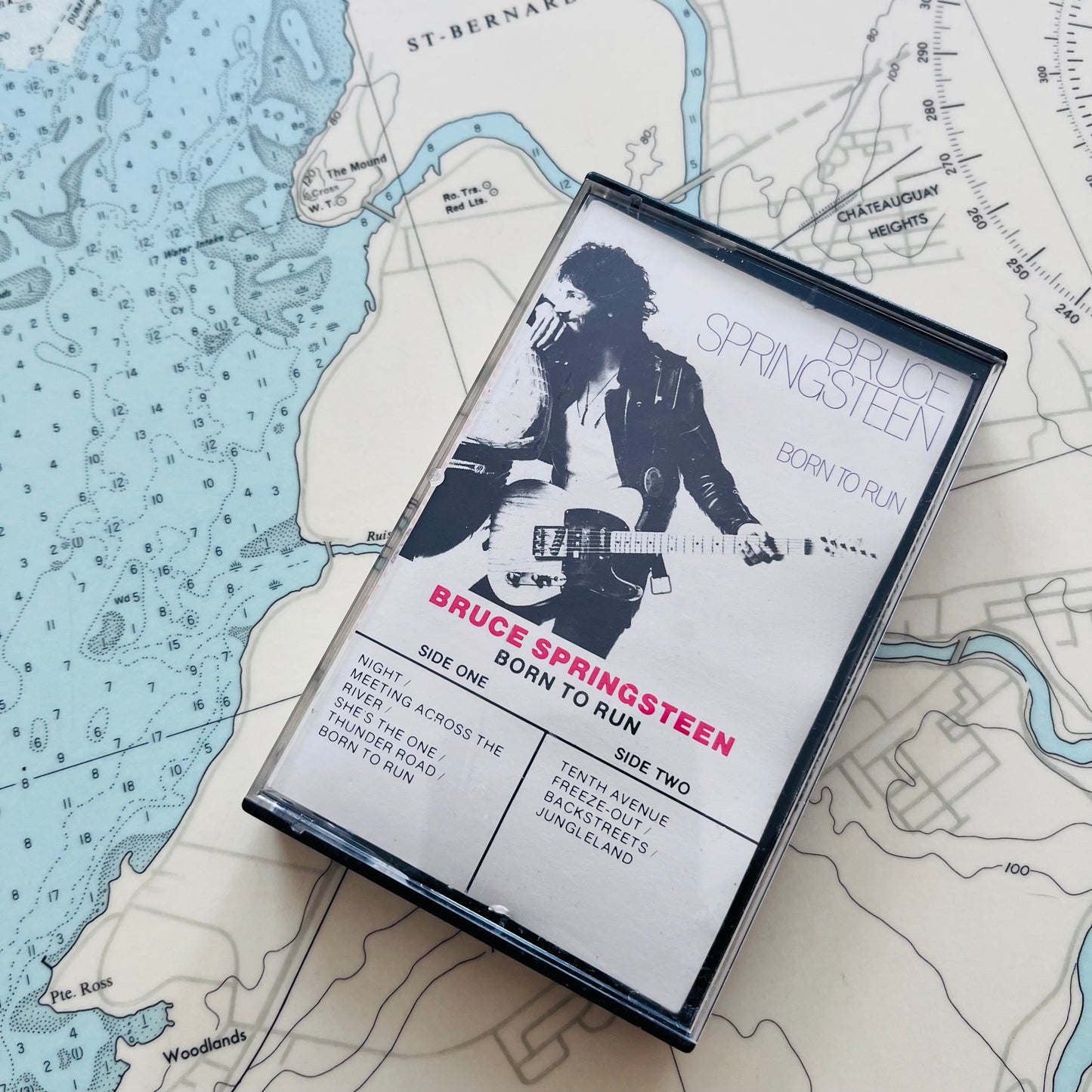 Vintage 1975 Bruce Springsteen Born to Run Cassette Tape