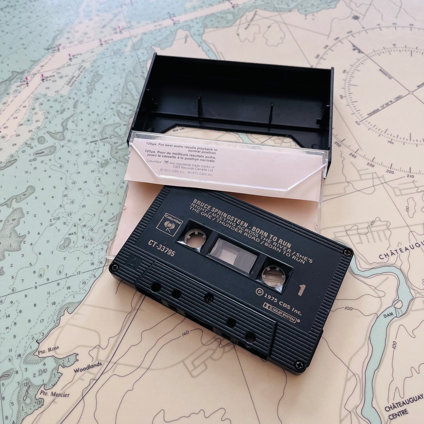 Vintage 1975 Bruce Springsteen Born to Run Cassette Tape