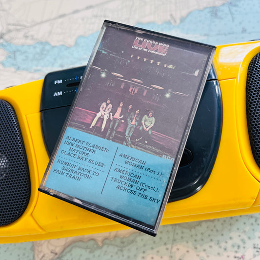 Vintage 1972 The Guess Who Live at the Paramount Cassette Tape