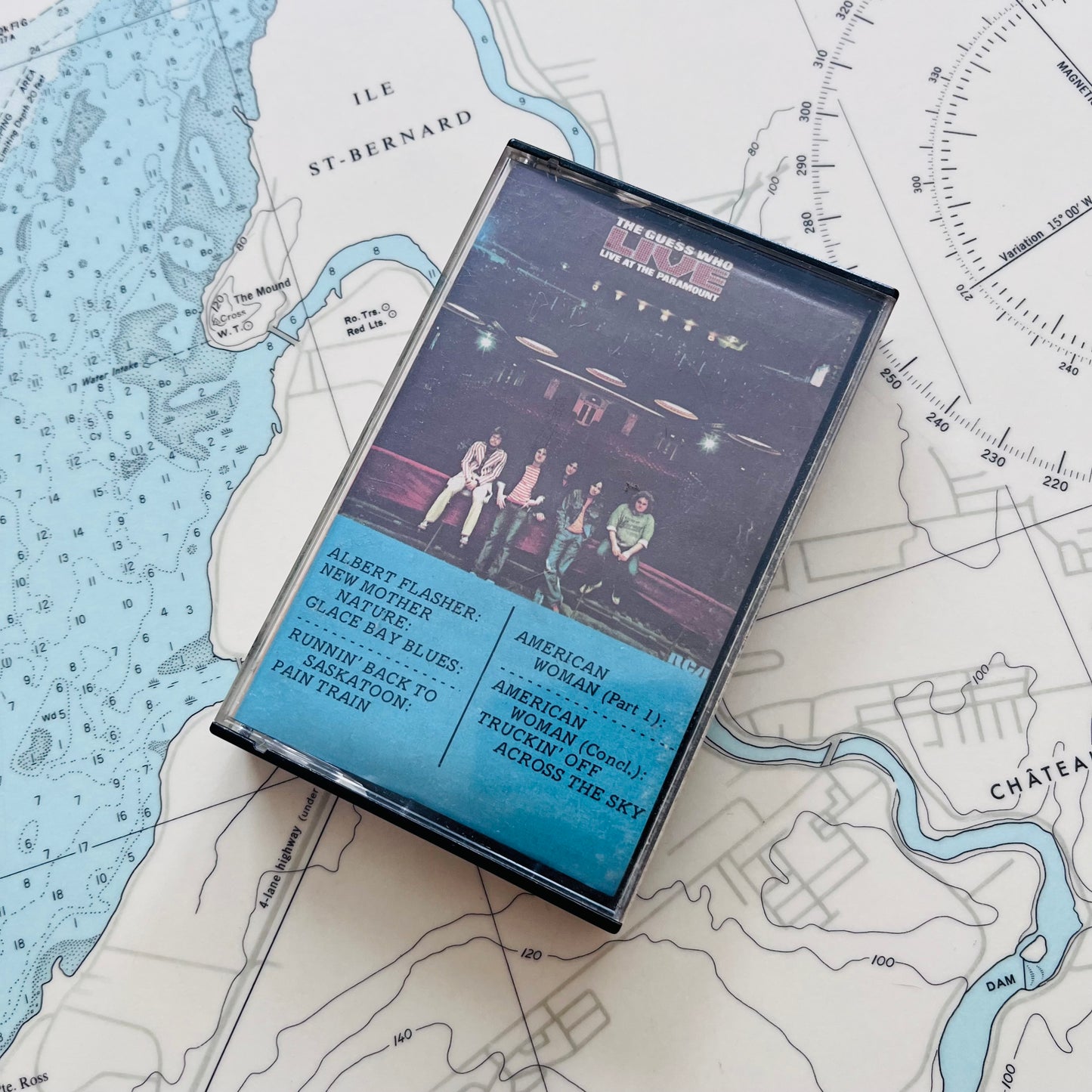 Vintage 1972 The Guess Who Live at the Paramount Cassette Tape