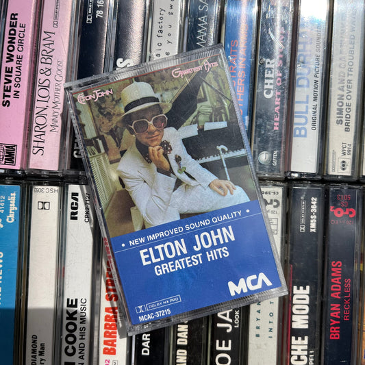 Vintage 1974 Elton John Greatest Hits Cassette Tape