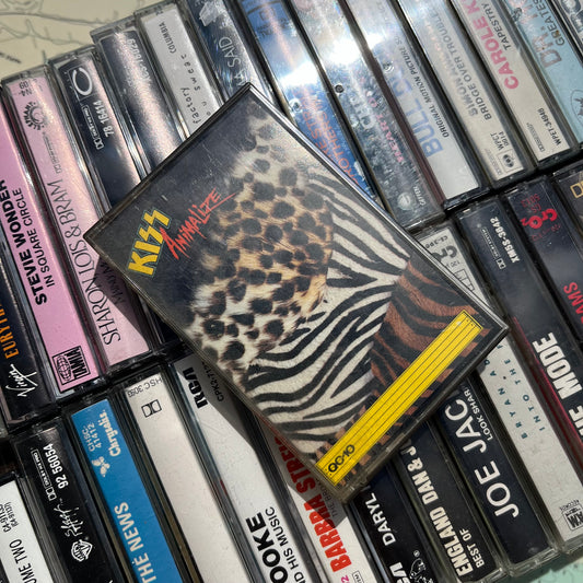 Vintage 1984 Kiss Animalize Cassette Tape