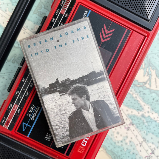 Vintage 1987 Bryan Adams Into the Fire Cassette Tape