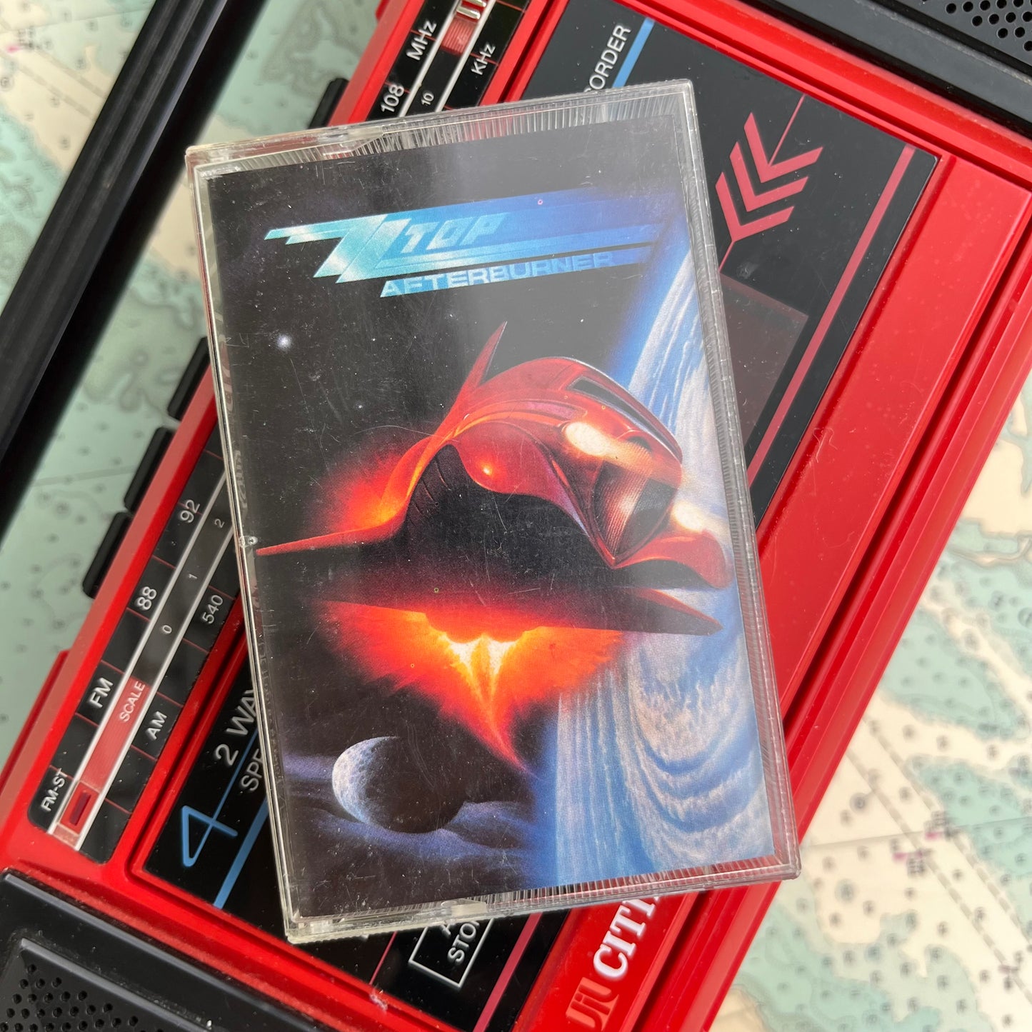 Vintage 1985 ZZ Top Afterburner Cassette Tape