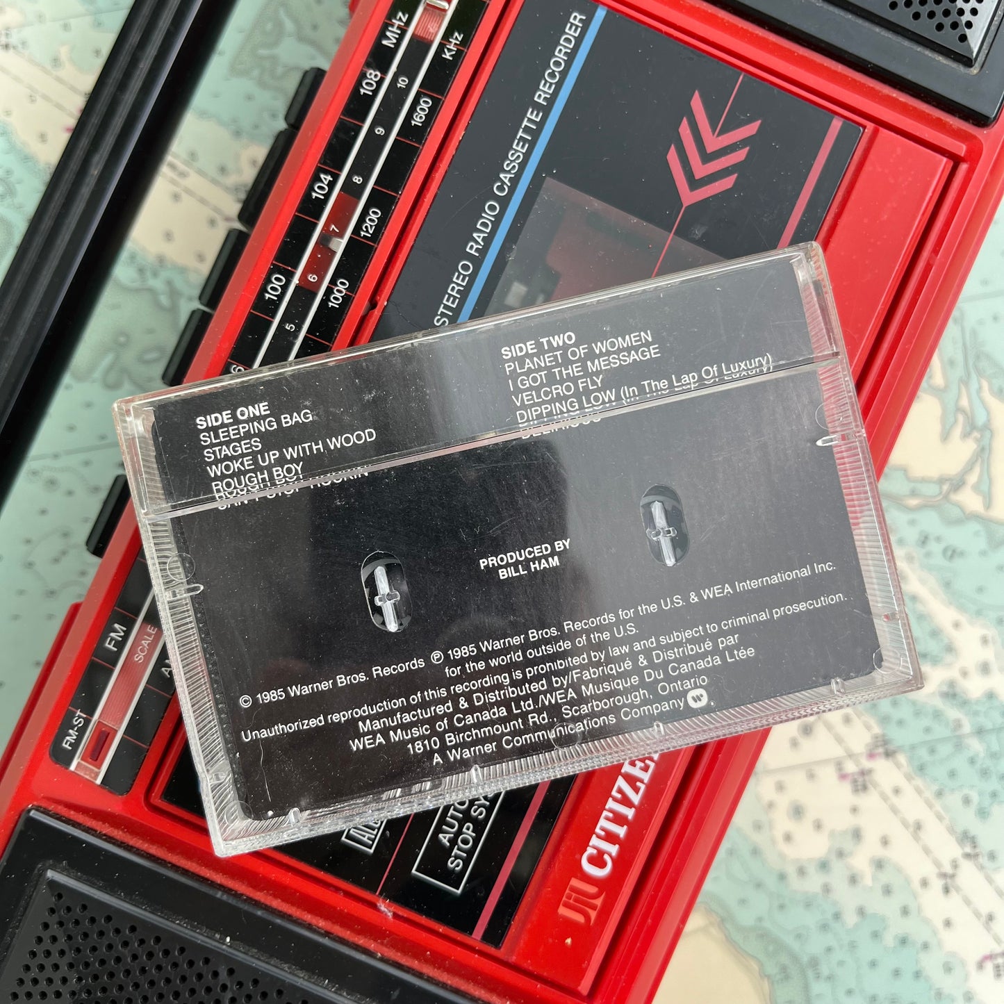 Vintage 1985 ZZ Top Afterburner Cassette Tape