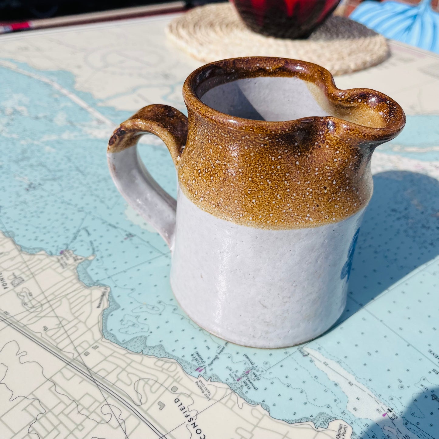 Vintage Gordon Pottery Elora On Ceramic Creamer