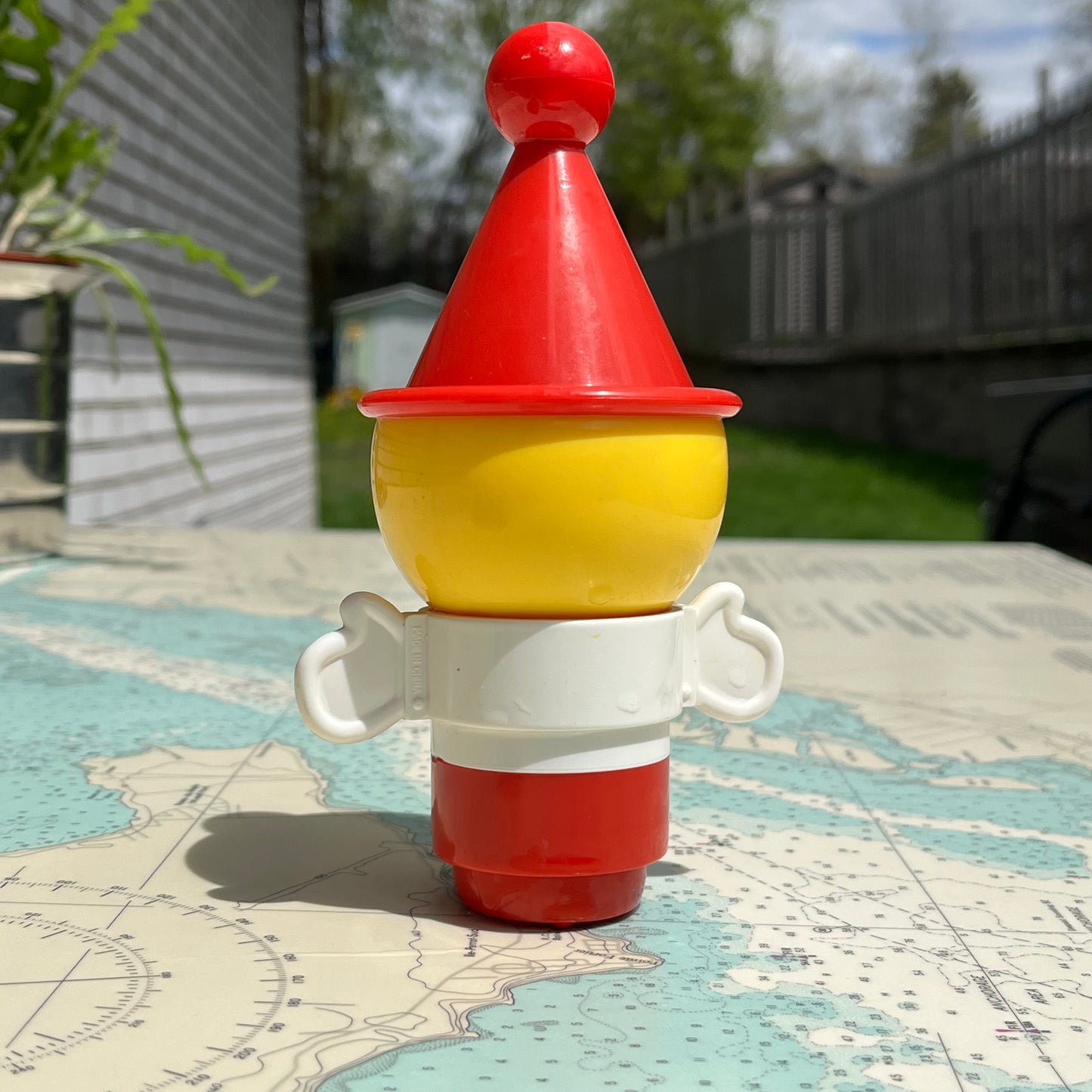 Vintage 90s Clown Noisemaker Toy