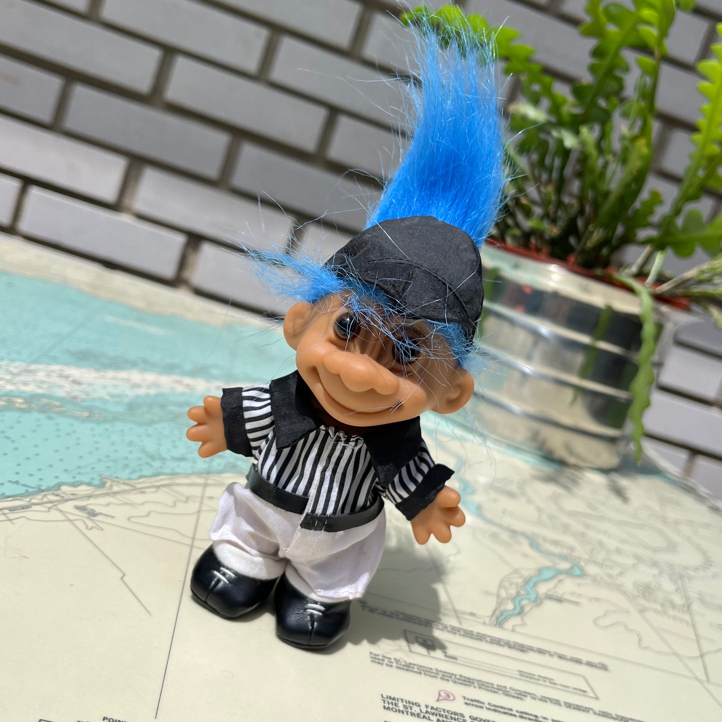 Vintage 90s Russ Referee / Umpire Troll Doll