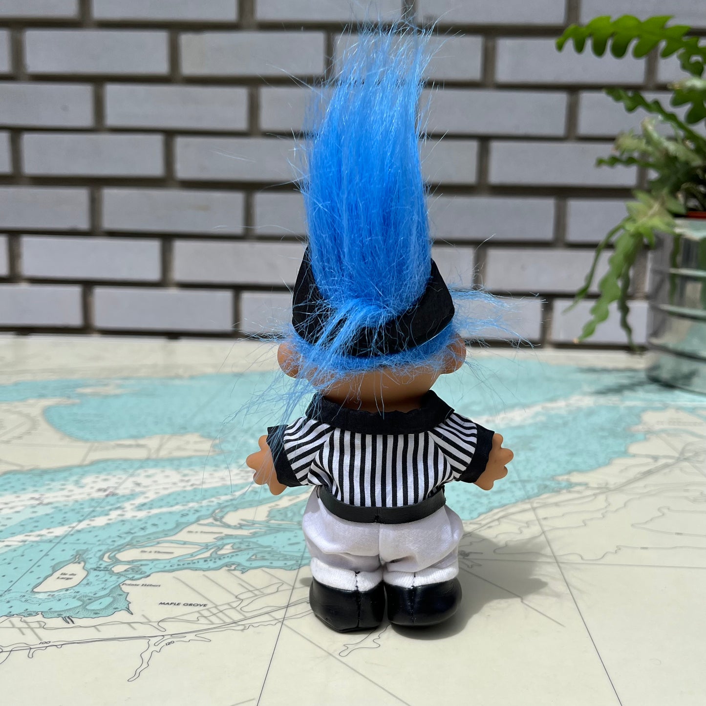 Vintage 90s Russ Referee / Umpire Troll Doll