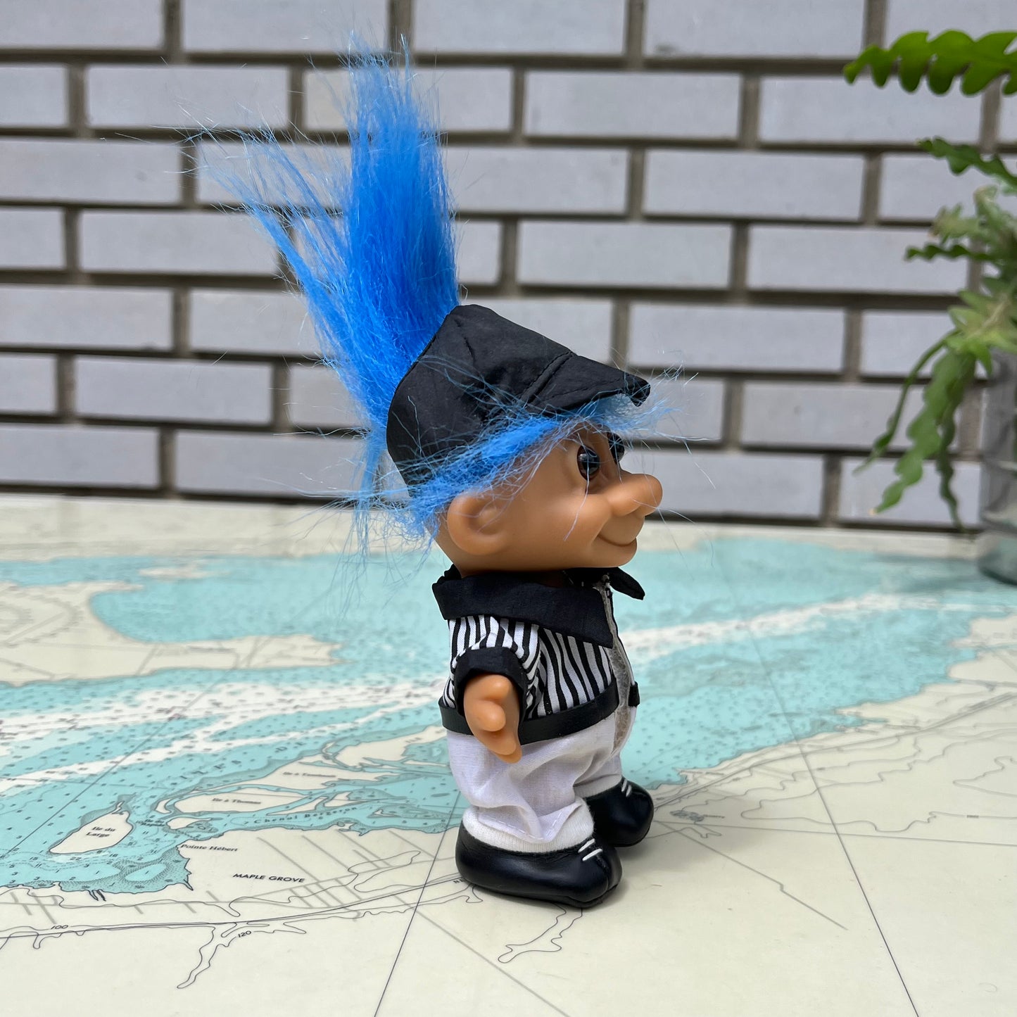 Vintage 90s Russ Referee / Umpire Troll Doll