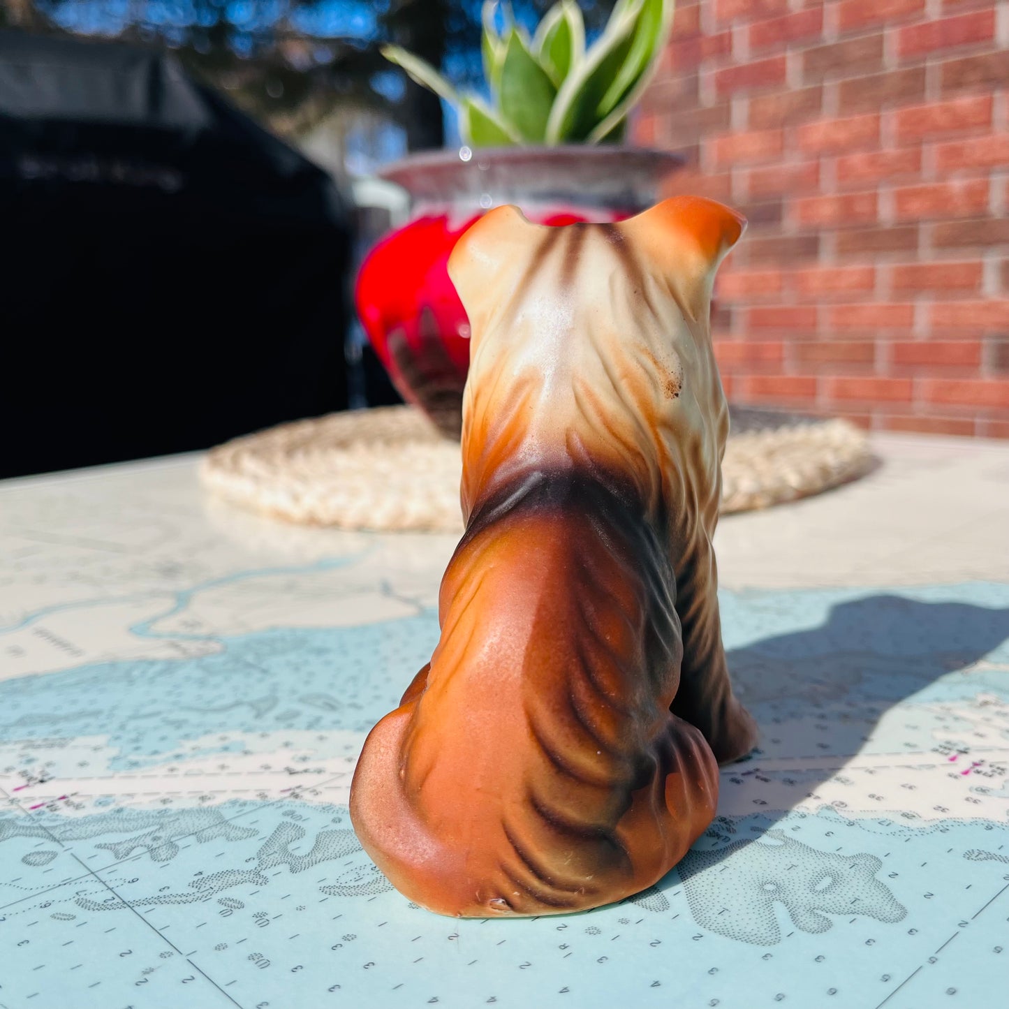 Vintage Ceramic Collie Made in Japan