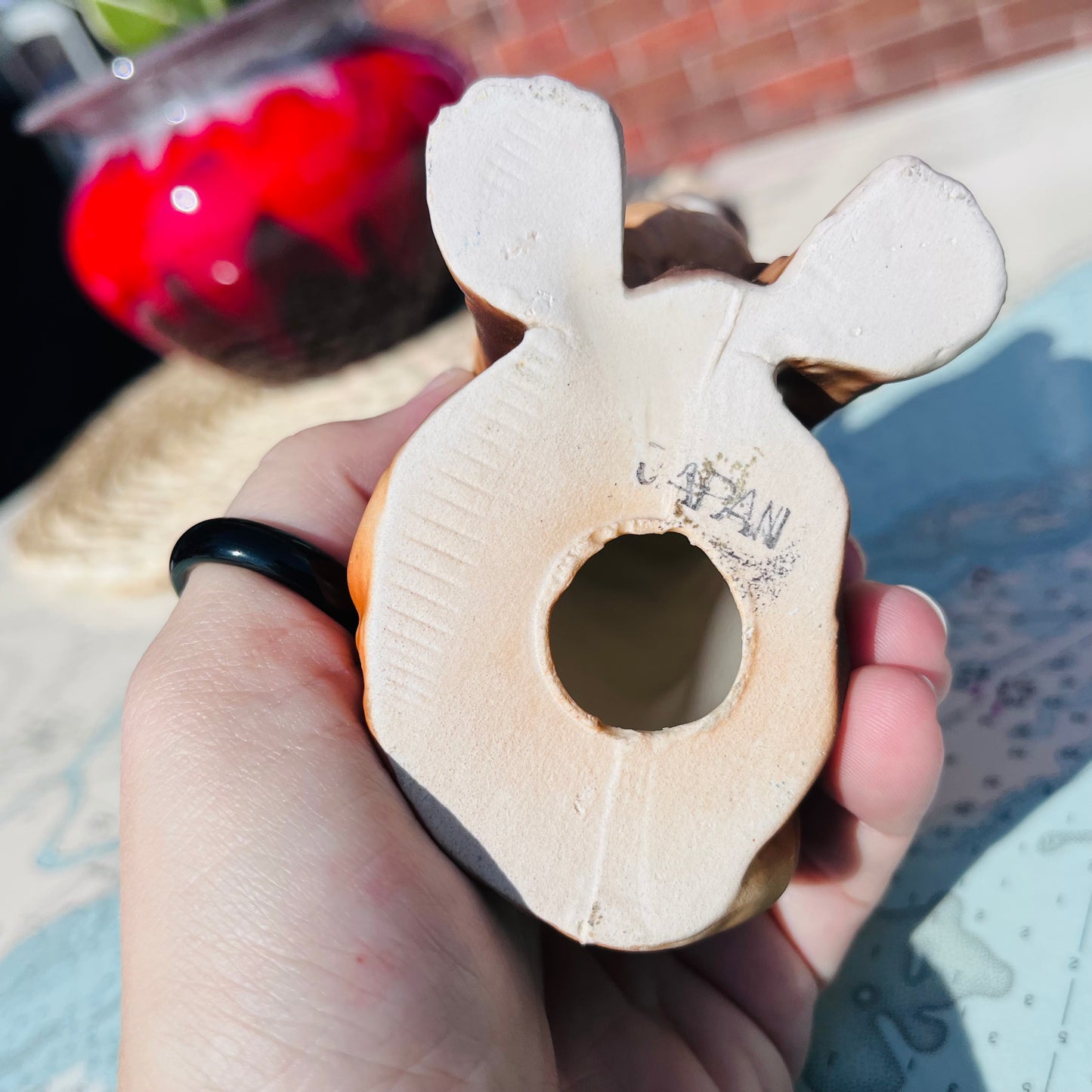 Vintage Ceramic Collie Made in Japan