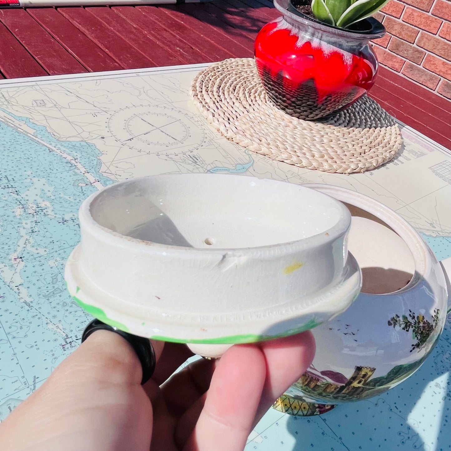 Vintage Sadler The Abbey Falls Teapot